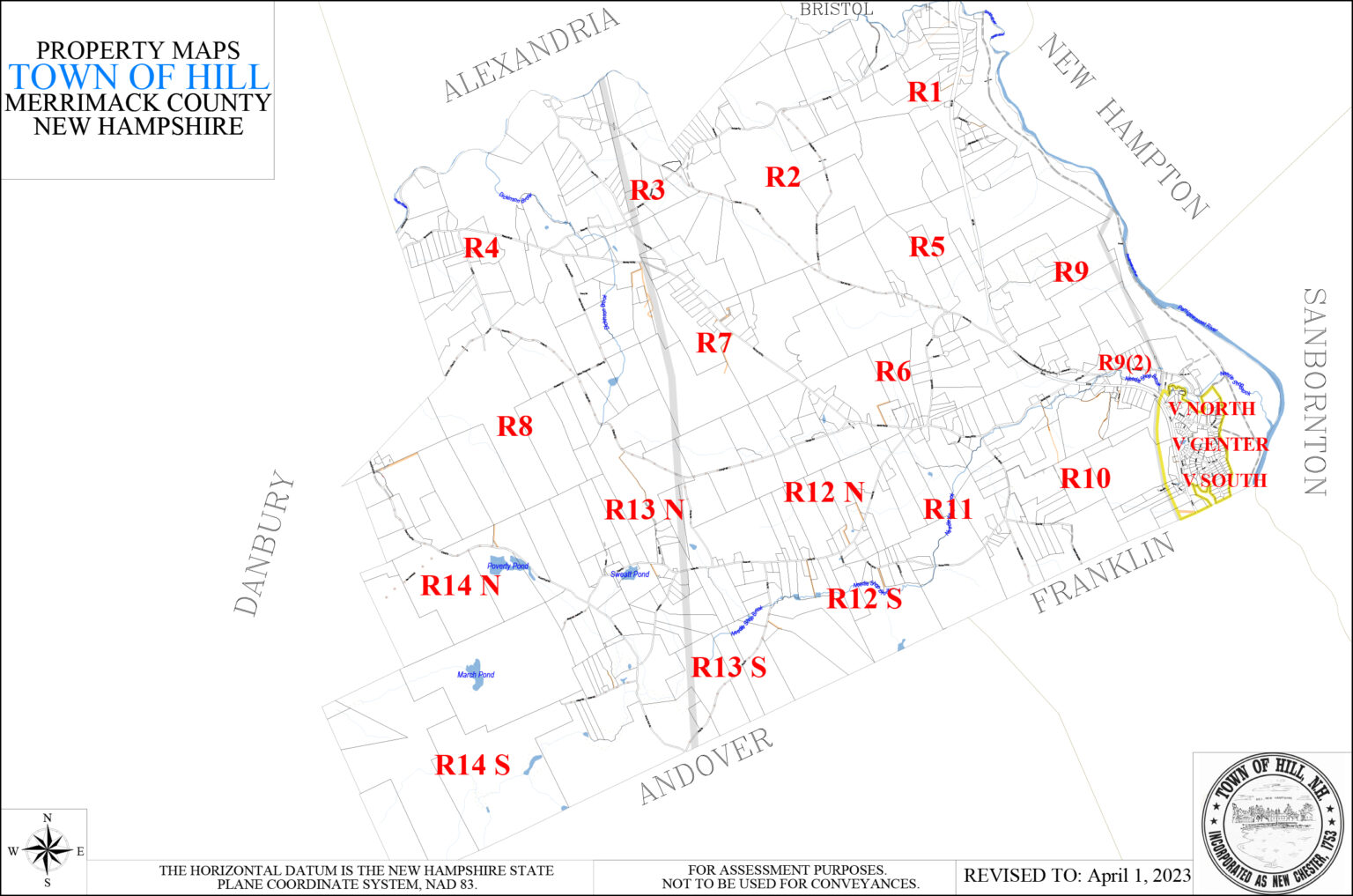 Hill, NH Tax Maps Hill, NH